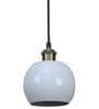 Formul White Metal Hanging Light