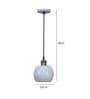 Formul White Metal Hanging Light