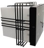 Metal Wired Square Unbreakable Grey & White Metal & Plastic Gate Light