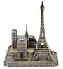 Metallic All In One Paris Monuments Miniature Showpiece