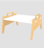 Metallic Berries Kids Study Table in White Colour