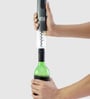 Metallic Finish, Automatic Cordless Electric Wine Opener Corkscrew Set with Foil Cutter (Grey)