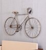 Wrought Iron Racer Cycle In Brown Wall Art