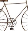 Wrought Iron Racer Cycle In Brown Wall Art