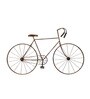 Wrought Iron Racer Cycle In Brown Wall Art