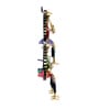 Metallic Musician Wall Hanging Frame (Set Of 3) In Multicolour