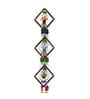 Metallic Musician Wall Hanging Frame In Multicolour