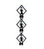Metallic Musician Wall Hanging Frame In Multicolour