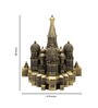 Metallic Red Square Monument Miniature Showpiece