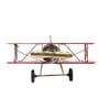 Metallic Vintage Red Airplane Miniature Showpiece