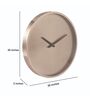 Silver Aluminium Metallica Wall Clock