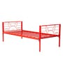 Bunny Metal Single Size Bed in Red Colour