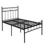 Etera Double Size Bed In Black Colour