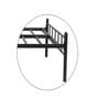 Etera Double Size Bed In Black Colour
