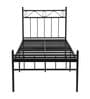 Etera Double Size Bed In Black Colour