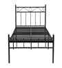 Etera Double Size Bed In Black Colour
