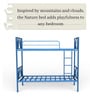 Nature  Metal Bunk Bed in Blue Colour