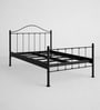Etera Queen Size Bed In Black Colour