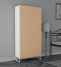 Metallika Zeya 2 Door Metal Almirah in Cappuccino Brown Colour