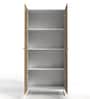 Metallika Zeya 2 Door Metal Almirah in Cappuccino Brown Colour