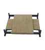 Casted Jute Side Table In Natural Finish