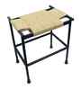 Casted Jute Side Table In Natural Finish