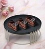 Metalsmith Elegant Medium Cake Stand To Serve Cupcakes & Desserts For Gatherings, Iron Cake Server