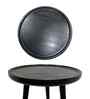 Sienna Elegant Mango Wood Side Table In Black Finish
