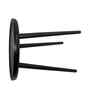 Sienna Elegant Mango Wood Side Table In Black Finish