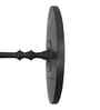 Regent Elegant Wooden Side Table In Black Finish
