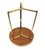 Monarch Elegant Wooden Side Table In Gold Finish