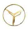 Monarch Elegant Wooden Side Table In Gold Finish