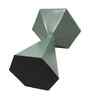 Elysian Elegant Wooden Side Table In Green Finish