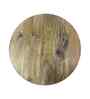 Amber Elegant Wooden Side Table In Natural Finish