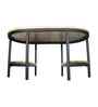 Veya Elegant Wooden Side Tablein Natural Finish
