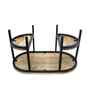 Veya Elegant Wooden Side Tablein Natural Finish