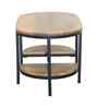 Veya Elegant Wooden Side Tablein Natural Finish