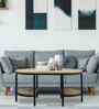 Veya Elegant Wooden Side Tablein Natural Finish