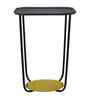 Halo Iron Side Table In Black Finish