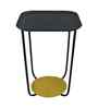 Halo Iron Side Table In Black Finish