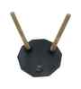 Natura Mango Wood Bedside Table In Black Finish