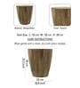 Elysian Mango Wood Coffee Table In Natural Finish