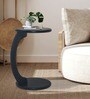 Terra Mango Wood Laptop Table In Black Finish
