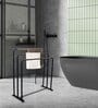 Metalsmith Space Saving Freestanding Towel Stand Floor Standing Towel Stand Gold Towel Holder