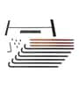 Metalsmith Space Saving Freestanding Towel Stand Floor Standing Towel Stand Gold Towel Holder