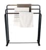 Metalsmith Space Saving Freestanding Towel Stand Floor Standing Towel Stand Gold Towel Holder