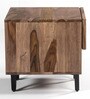 Metric Sheesham Wood Bedside Table in Natural Finish with Drawer