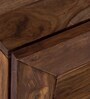 Metric Sheesham Wood Chest of Drawers in Autumn Brown Finish