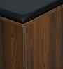 Metro Shoe Rack with 2 Seating in Walnut Finish
