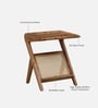 Metz Acacia Wood Side Table In Natural Finish
